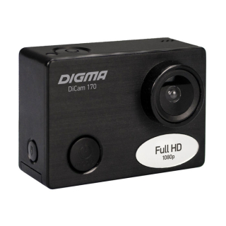 Экшн-камера Digma DiCam 170 черный   купить в Инфотех