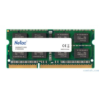 Модуль памяти 4Gb SO-DIMM DDR3L 1600MHz Netac NTBSD3N16SP-04    1.35v  купить в Инфотех