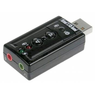 Звуковая карта TRUA71 C-Media CM108 USB   регулятор громкости  купить в Инфотех