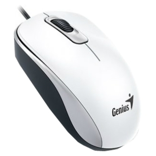 Мышь GENIUS DX-110, USB,1000 dpi, белая  купить в Инфотех