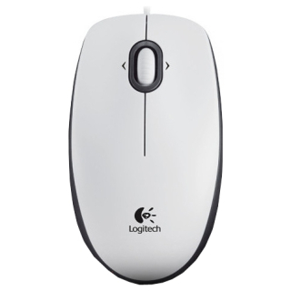 Мышь Logitech B100 White USB  купить в Инфотех