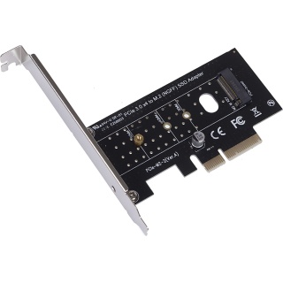 Адаптер PCI-E -> M.2 NGFF для SSD с радиатором купить в Инфотех Адаптер PCI-E -> M.2 NGFF для SSD с радиатором купить в Инфотех