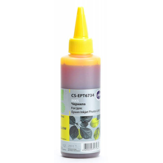 Чернила CACTUS CS-EPT6734 для Epson L800, желтый, 100мл купить в Инфотех Чернила CACTUS CS-EPT6734 для Epson L800, желтый, 100мл купить в Инфотех