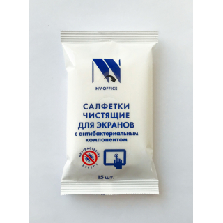 Антибактериальные салфетки для экранов NV-Office, мягкая упаковка, 153х129 мм,15шт купить в Инфотех Антибактериальные салфетки для экранов NV-Office, мягкая упаковка, 153х129 мм,15шт купить в Инфотех