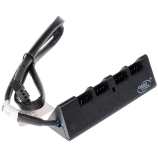Компонент системы охлаждения Fan controller Deepcool FAN HUB 4pin 25g 4x4pin PWM   купить в Инфотех