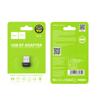 Адаптер Bluetooth 5.0  USB HOCO UA18  купить в Инфотех