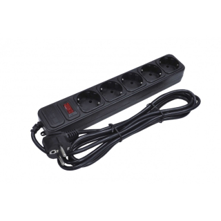 Сет. фильтр CBR CSF 2505-3 Black PC 5 розеток 3м. купить в Инфотех Сет. фильтр CBR CSF 2505-3 Black PC 5 розеток 3м. купить в Инфотех