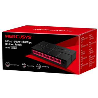 Коммутатор Mercusys MS108G 8x1000 Мбит/с купить в Инфотех Коммутатор Mercusys MS108G 8x1000 Мбит/с купить в Инфотех