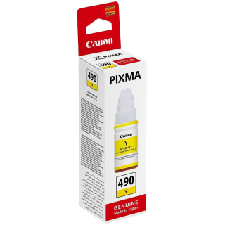 Чернила 0666C001 Canon GI-490 Y (yellow), 70 мл  купить в Инфотех