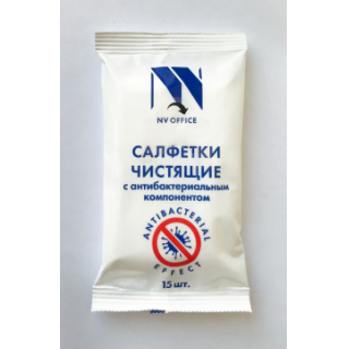 Антибактериальные салфетки для поверхностей NV-Office, мягкая упаковка, 180х110 мм,15шт купить в Инфотех Антибактериальные салфетки для поверхностей NV-Office, мягкая упаковка, 180х110 мм,15шт купить в Инфотех