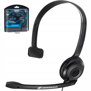 Гарнитура SENNHEISER PC 2 CHAT черный (2м) накладные [504194]  купить в Инфотех