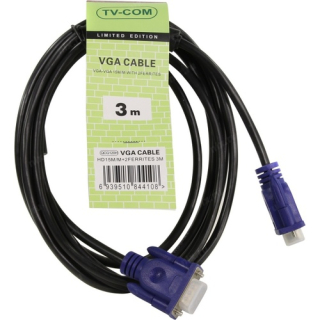 Кабель SVGA 3m 2 фильтра TV-COM (QCG120H-3M) купить в Инфотех Кабель SVGA 3m 2 фильтра TV-COM (QCG120H-3M) купить в Инфотех