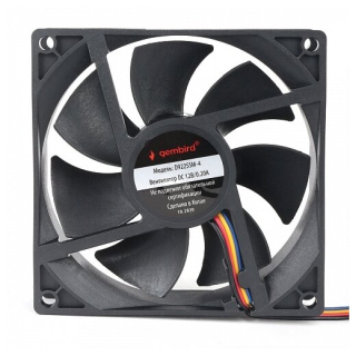 Вентилятор 92x92x25 Gembird D9225SM-4 4 pin купить в Инфотех Вентилятор 92x92x25 Gembird D9225SM-4 4 pin купить в Инфотех