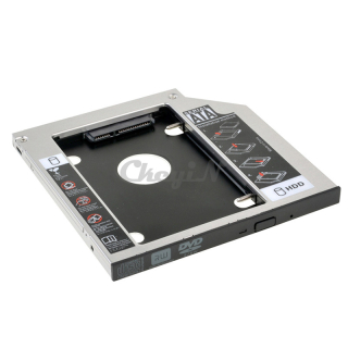 Адаптер для установки HDD 2.5" SATA 7/9.5мм в слот ноутбука Slim DVD 9.5мм Caddy алюминий купить в Инфотех Адаптер для установки HDD 2.5" SATA 7/9.5мм в слот ноутбука Slim DVD 9.5мм Caddy алюминий купить в Инфотех