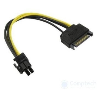 Переходник питания ORIENT C512 для PCI-Ex видеокарт SATA 15pin (M) -> 6pin купить в Инфотех Переходник питания ORIENT C512 для PCI-Ex видеокарт SATA 15pin (M) -> 6pin купить в Инфотех