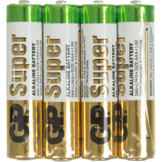 Батарейки GP Super Alkaline 24ARS LR03 AAA (4шт.) купить в Инфотех Батарейки GP Super Alkaline 24ARS LR03 AAA (4шт.) купить в Инфотех