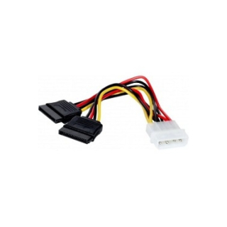 Переходник питания Molex IDE -> 2xSATA 15см  EX138935RUS  купить в Инфотех