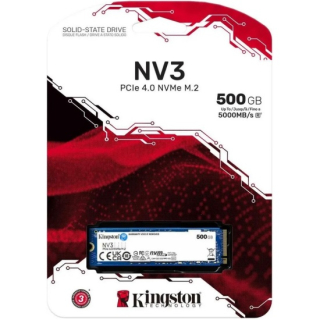 Накопитель SSD 500Gb Kingston SNV3S/500G M.2 2280 NVMe купить в Инфотех Накопитель SSD 500Gb Kingston SNV3S/500G M.2 2280 NVMe купить в Инфотех