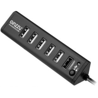 Разветвитель USB Ginzzu GR-315UB  1xUSB3.0+6xUSB2.0  купить в Инфотех