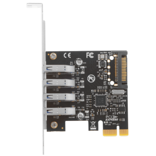 Контроллер 4xUSB3.0 PCI-E   Exegate EXE-314  доп.питание SATA  купить в Инфотех
