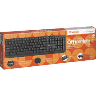 Клавиатура DEFENDER OfficeMate HM-710 черная USB купить в Инфотех Клавиатура DEFENDER OfficeMate HM-710 черная USB купить в Инфотех