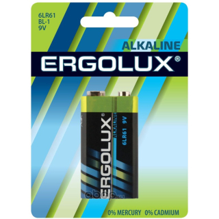 Батарейка 6LR61 Крона Alkaline BL-1 9В Ergolux 6LR6 купить в Инфотех Батарейка 6LR61 Крона Alkaline BL-1 9В Ergolux 6LR6 купить в Инфотех