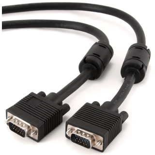 Кабель SVGA 5м Cablexpert CC-PPVGA-5M-B фильтры, экран купить в Инфотех Кабель SVGA 5м Cablexpert CC-PPVGA-5M-B фильтры, экран купить в Инфотех