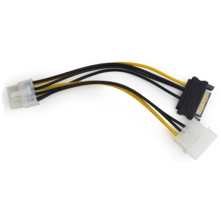 Переходние питания Molex+SATA->PCI-Express 8pin Cablexpert CC-PSU-82  купить в Инфотех