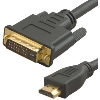 Кабель HDMI - DVI 2м   double link , ферр  5bites APC-073-020  купить в Инфотех