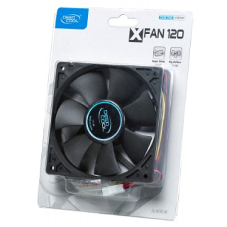 Вентилятор 120x120x25мм DeepCool Xfan 120   3pin+4pin  купить в Инфотех