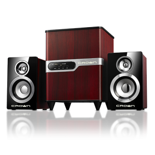 Колонки Crown CMS-440 WOOD 2x8W+15W купить в Инфотех Колонки Crown CMS-440 WOOD 2x8W+15W купить в Инфотех