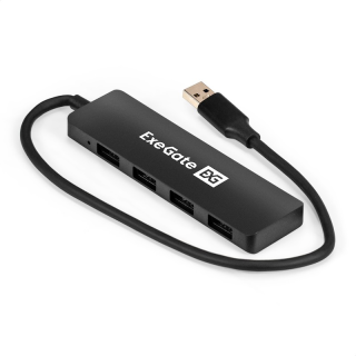 USB-хаб ExeGate DUB-4P/3  USB3.0 --> 4xUSB3.0  купить в Инфотех
