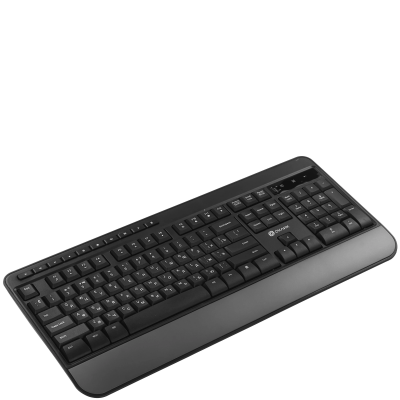 Беспроводные клавиатура + мышь Оклик S290W   черные USB   купить в Инфотех