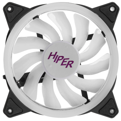 Вентилятор 120x120x25 HIPER HCF1251-03  RGB  3+4PIN  купить в Инфотех