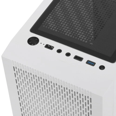 Корпус PCCooler MA100 MESH WH  белый стекло 3x120mm ARGB USB 3.0  ATX  без БП  купить в Инфотех