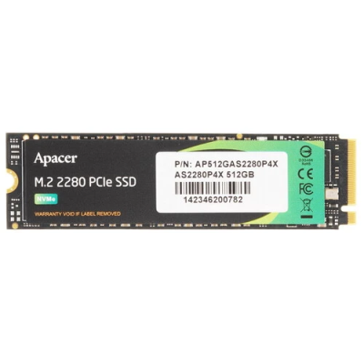 Накопитель SSD 512Gb Apacer AS2280 AP512GAS2280P4X-1    M.2  PCI-e  купить в Инфотех