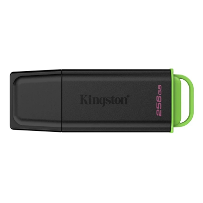Флеш драйв 256GB Kingston Exodia DTXG2/256GB USB3.0 черный/зеленый  купить в Инфотех
