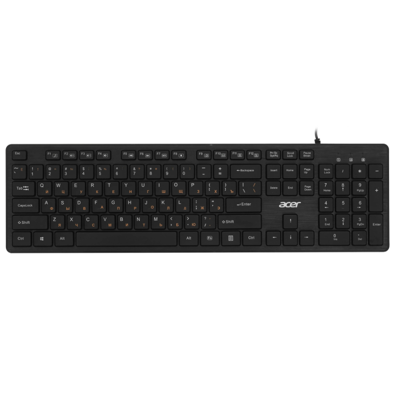 Клавиатура Acer OKW122 черный USB  купить в Инфотех