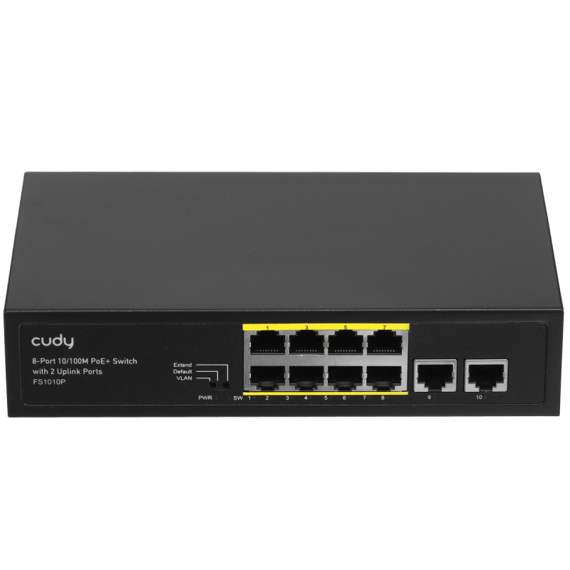 Коммутатор Cudy FS1010P  10x100  8xPoE+ 120W  купить в Инфотех