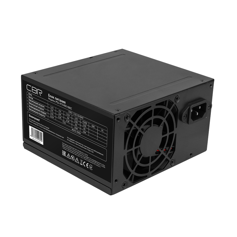 Блок питания 400W CBR PSU-ATX400-08EC  купить в Инфотех