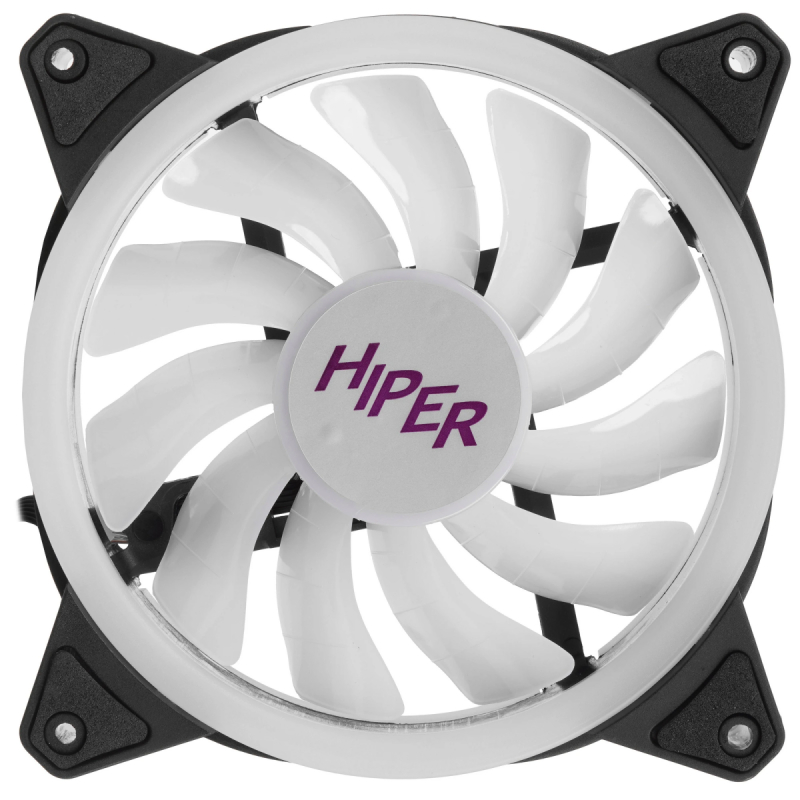 Вентилятор 120x120x25 HIPER HCF1251-03  RGB  3+4PIN  купить в Инфотех