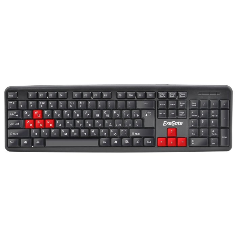 Клавиатура Exegate LY-403 USB, черная  купить в Инфотех