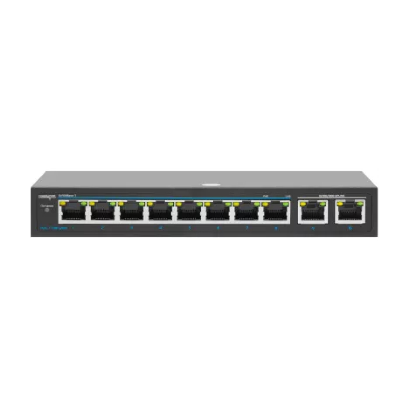 Коммутатор PowerTone PUS-TT08-115M   8x100 PoE 115Вт  + 2x1000  купить в Инфотех