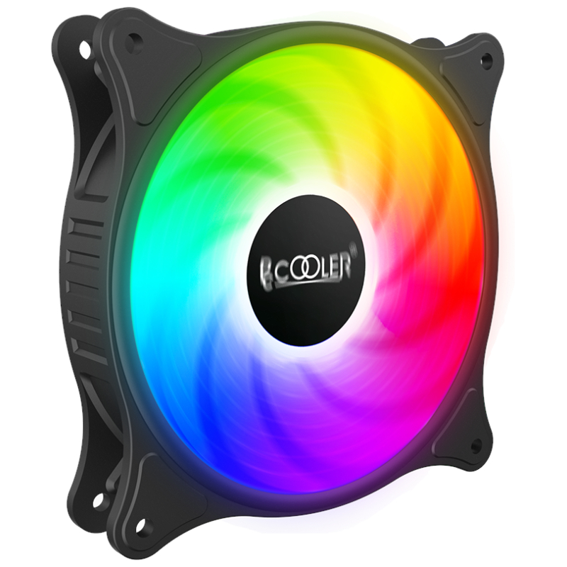 Вентилятор 120x120x25mm PCCooler FX-120-3 FIXED COLOR FAN  3pin+Molex  купить в Инфотех