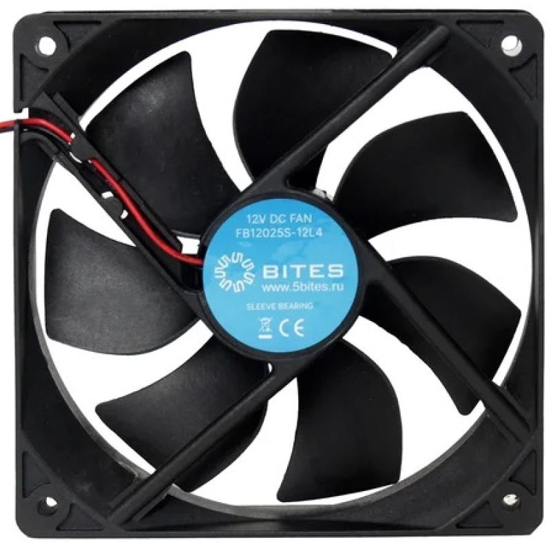 Вентилятор 120x120x25  5bites FB12025S-12L4MX  Molex/4pin  купить в Инфотех