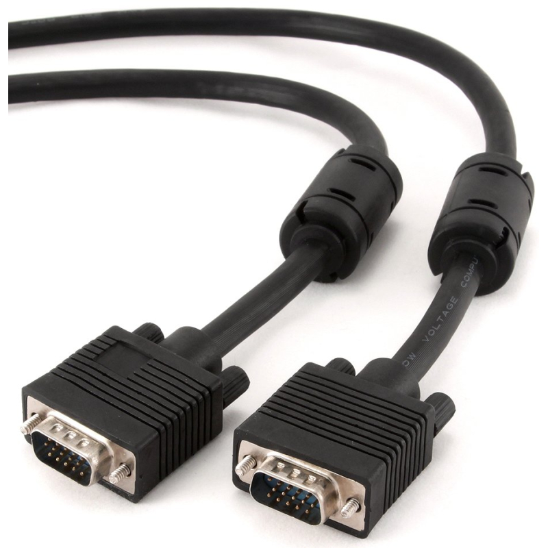 Кабель SVGA 5м Cablexpert CC-PPVGA-5M-B фильтры, экран  купить в Инфотех