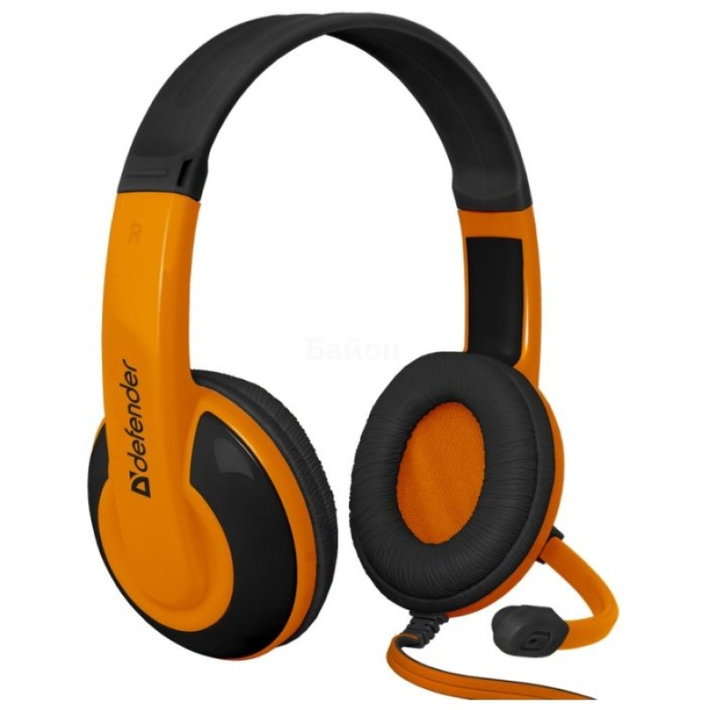 Гарнитура Defender Warhead G-120  черный + оранжевый  купить в Инфотех