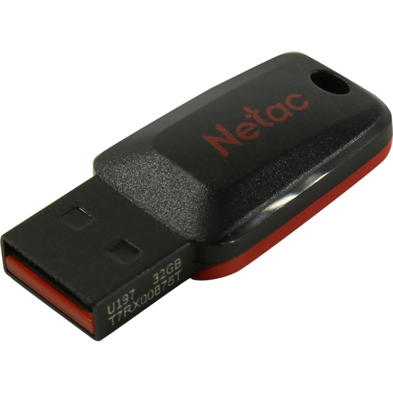 Флеш драйв 32GB Netac U197   NT03U197N-032G-20BK   USB2.0     купить в Инфотех