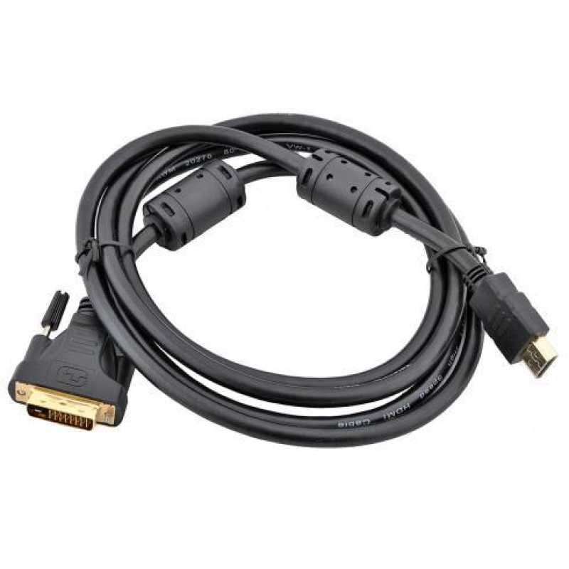 Кабель HDMI (M) -> DVI-D (M),  5m, Telecom (CG481F-5M)  купить в Инфотех