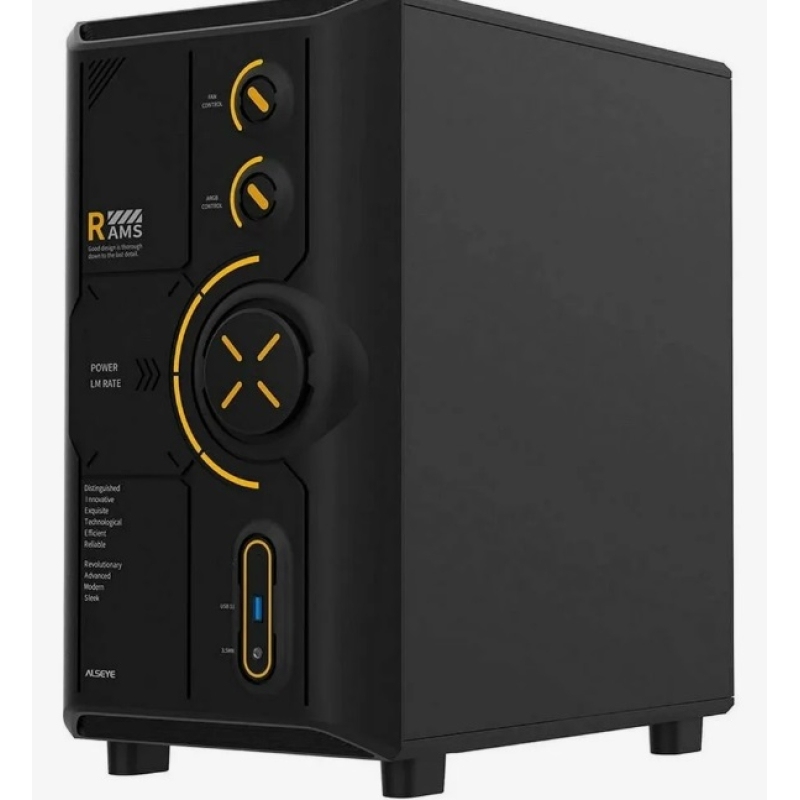 Корпус ALSEYE  RAMS 2.0 Black Type C  окно  без БП  купить в Инфотех